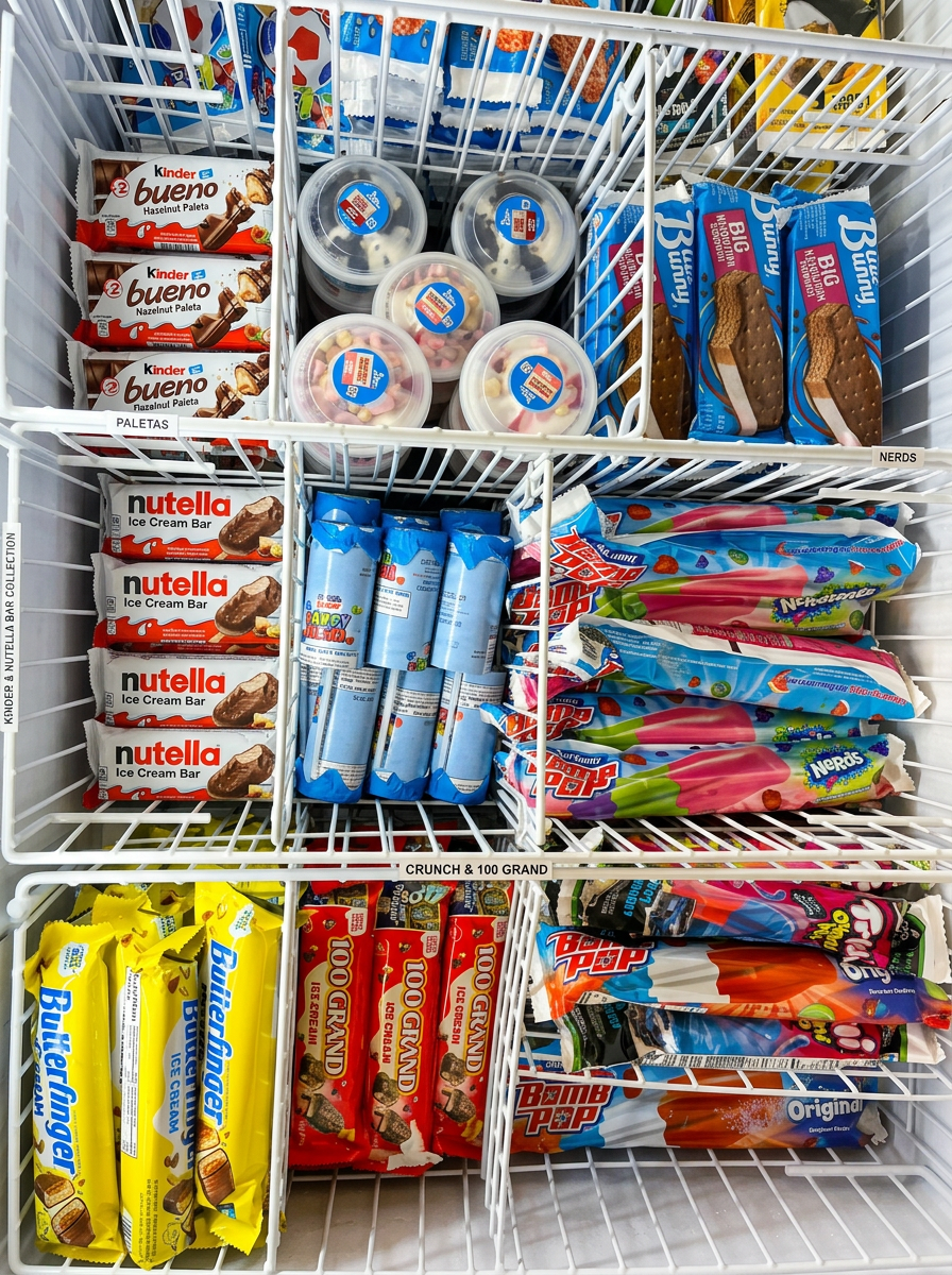 Paletas, Bomb Pops y helados