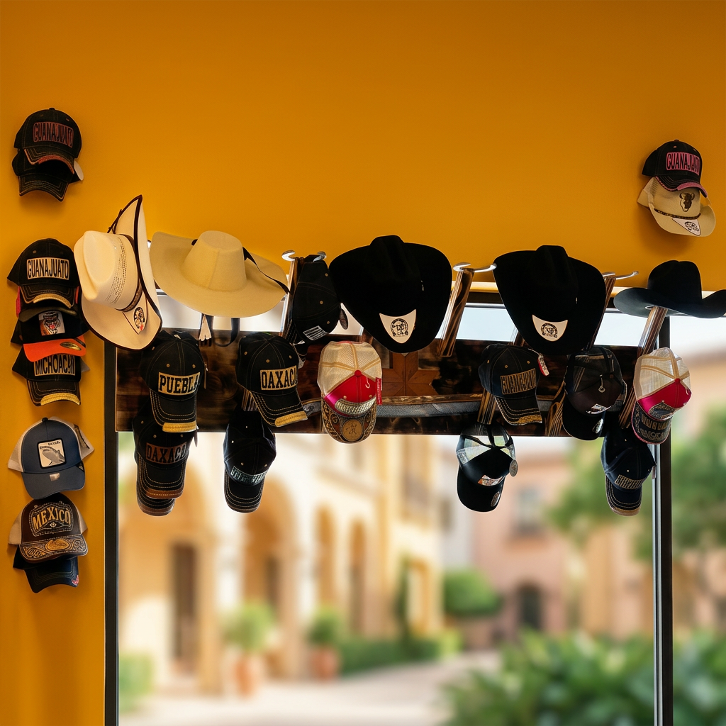Sombreros vaqueros y gorras de estados mexicanos